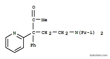 Molecular Structure of 52990-68-8 (2-Pentanone,5-[bis(1-methylethyl)amino]-3-phenyl-3-(2-pyridinyl)-)