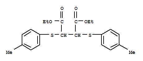 Butanedioic acid,2,3-bis[(4-methylphenyl)thio]-, 1,4-diethyl ester cas  5324-51-6