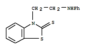 2(3H)-Benzothiazolethione,3-[2-(phenylamino)ethyl]- cas  5332-60-5