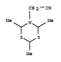 4H-1,3,5-Dithiazine-5(6H)-acetonitrile,2,4,6-trimethyl- cas  5413-10-5