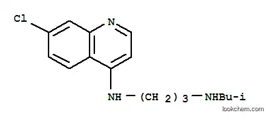Molecular Structure of 5418-55-3 (1,3-Propanediamine,N1-(7-chloro-4-quinolinyl)-N3-(2-methylpropyl)-)