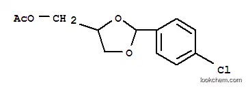 Molecular Structure of 5421-54-5 ([2-(4-chlorophenyl)-1,3-dioxolan-4-yl]methyl acetate)