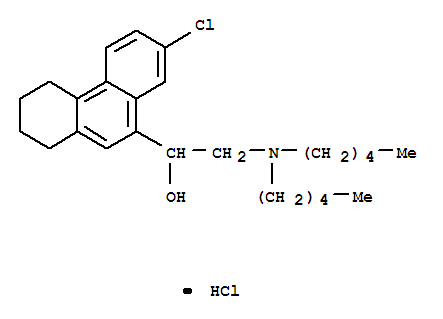 9-Phenanthrenemethanol,7-chloro-a-[(dipentylamino)methyl]-1,2,3,4-tetrahydro-,hydrochloride (1:1) cas  5431-80-1