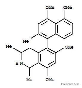 Isoquinoline,5-(4,5-dimethoxy-2-methyl-1-naphthalenyl)-1,2,3,4-tetrahydro-6,8-dimethoxy-1,3-dimethyl-(9CI)