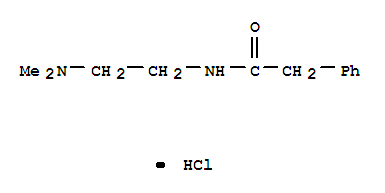 Benzeneacetamide,N-[2-(dimethylamino)ethyl]-, hydrochloride (1:1) cas  5441-43-0