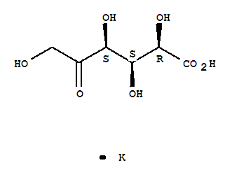 D-xylo-5-Hexulosonicacid, potassium salt (1:1) cas  5447-60-9