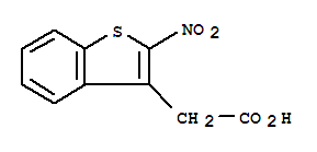 Benzo[b]thiophene-3-aceticacid, 2-nitro- cas  5453-74-7