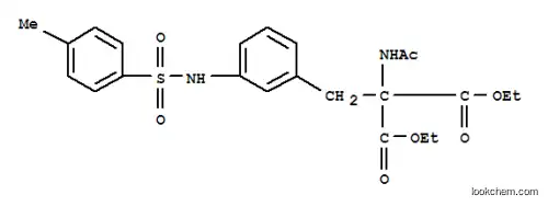 Molecular Structure of 5458-46-8 (diethyl 2-acetamido-2-[[3-[(4-methylphenyl)sulfonylamino]phenyl]methyl ]propanedioate)