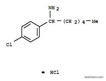 Molecular Structure of 5461-40-5 (1-(4-chlorophenyl)hexan-1-amine)