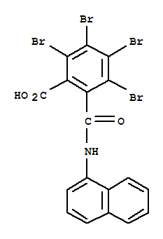 Benzoic acid,2,3,4,5-tetrabromo-6-[(1-naphthalenylamino)carbonyl]- cas  54914-90-8