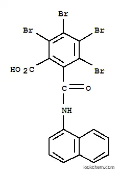 Molecular Structure of 54914-90-8 (2,3,4,5-tetrabromo-6-(naphthalen-1-ylcarbamoyl)benzoic acid)