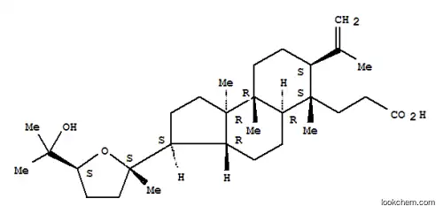 Molecular Structure of 56421-13-7 ((20S,24S)-20,24-Epoxy-25-hydroxy-3,4-seco-5α-dammar-4(28)-en-3-oic acid)
