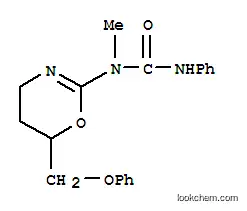 N-(5,6-Dihydro-6-(phenoxymethyl)-4H-1,3-oxazin-2-yl)-N-methyl-N'-phenylurea