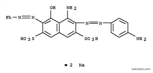Molecular Structure of 5850-39-5 (Amido green black B)