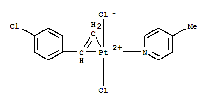 Platinum,dichloro[1-chloro-4-(h2-ethenyl)benzene](4-methylpyridine)-, stereoisomer (9CI) cas  59350-02-6