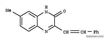 Molecular Structure of 6322-12-9 (7-methyl-3-(2-phenylethenyl)quinoxalin-2(1H)-one)