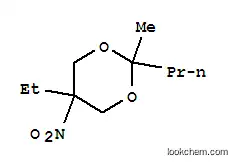 Molecular Structure of 6413-77-0 (5-ethyl-2-methyl-5-nitro-2-propyl-1,3-dioxane)