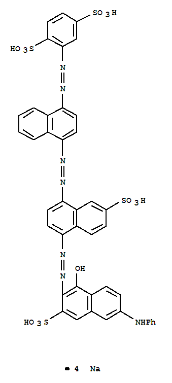 tetrasodium 2-[[4-[[4-[[1-hydroxy-6-(phenylamino)-3-sulphonato-2-naphthyl]azo]-7-sulphonato-1-naphthyl]azo]-1-naphthyl]azo]benzene-1,4-disulphonate