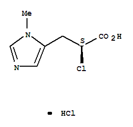 1H-Imidazole-5-propanoicacid, a-chloro-1-methyl-,monohydrochloride, (S)- (9CI) cas  65096-25-5