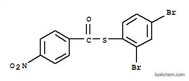 Molecular Structure of 6631-84-1 (S-(2,4-dibromophenyl) 4-nitrobenzenecarbothioate)