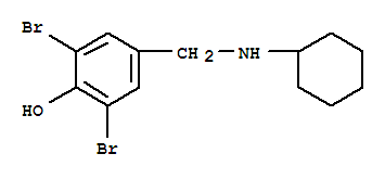 Phenol,2,6-dibromo-4-[(cyclohexylamino)methyl]- cas  6638-09-1