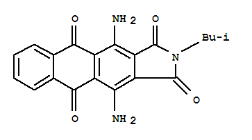 4,11-diamino-2-(2-methylpropyl)naphtho[2,3-f]isoindole-1,3,5,10-tetrone