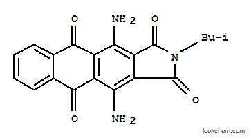 Molecular Structure of 6647-27-4 (4,11-diamino-2-(2-methylpropyl)-1H-naphth[2,3-f]isoindole-1,3,5,10(2H)-tetrone)