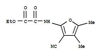Acetic acid,2-[(3-cyano-4,5-dimethyl-2-furanyl)amino]-2-oxo-, ethyl ester cas  67318-06-3