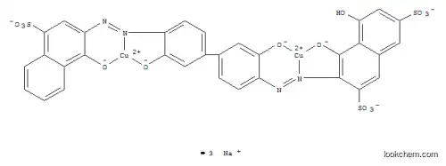 Molecular Structure of 68039-64-5 (Cuprate(3-), [m-[3-[2-[3,3'-di(hydroxy-kO)-4'-[2-[1-(hydroxy-kO)-4-sulfo-2-naphthalenyl]diazenyl-kN1][1,1'-biphenyl]-4-yl]diazenyl-kN1]-4-(hydroxy-kO)-5-hydroxy-2,7-naphthalenedisulfonato(7-)]]di-,sodium (1:3))