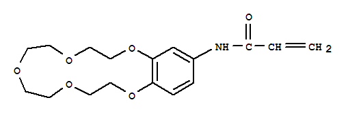 2-Propenamide,N-(2,3,5,6,8,9,11,12-octahydro-1,4,7,10,13-benzopentaoxacyclopentadecin-15-yl)-