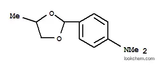 Molecular Structure of 6946-37-8 (N,N-dimethyl-4-(4-methyl-1,3-dioxolan-2-yl)aniline)