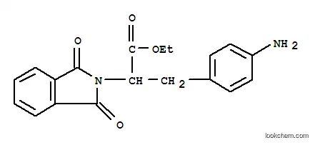 Molecular Structure of 6957-96-6 (2H-Isoindole-2-aceticacid, a-[(4-aminophenyl)methyl]-1,3-dihydro-1,3-dioxo-,ethyl ester)