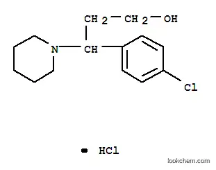 Molecular Structure of 7032-92-0 (3-(4-chlorophenyl)-3-(piperidin-1-yl)propan-1-ol)