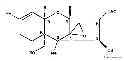 Molecular Structure of 70402-13-0 (Trichothec-9-ene-3,4,15-triol, 12,13-epoxy-, 3-acetate, (3alpha,4beta) -)