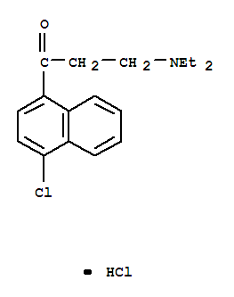 1-Propanone,1-(4-chloro-1-naphthalenyl)-3-(diethylamino)-, hydrochloride (1:1) cas  7147-35-5