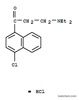 Molecular Structure of 7147-35-5 (1-(4-chloronaphthalen-1-yl)-3-(diethylamino)propan-1-one)