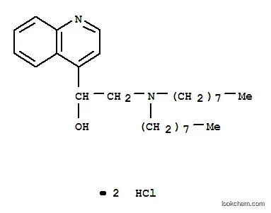 2-(Dioctylamino)-1-(quinolin-4-yl)ethan-1-ol--hydrogen chloride (1/1)