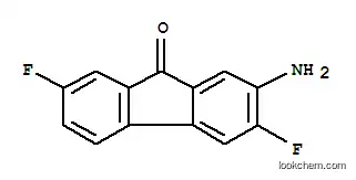 Molecular Structure of 7254-10-6 (2-amino-3,7-difluoro-9H-fluoren-9-one)