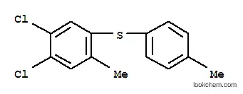 Molecular Structure of 7402-80-4 (1,2-dichloro-4-methyl-5-[(4-methylphenyl)sulfanyl]benzene)