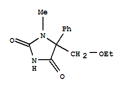 2,4-Imidazolidinedione,5-(ethoxymethyl)-1-methyl-5-phenyl- cas  7403-95-4