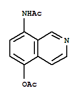 Acetamide,N-[5-(acetyloxy)-8-isoquinolinyl]- cas  7467-74-5
