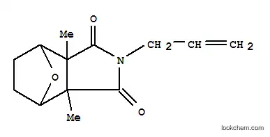 Molecular Structure of 76970-79-1 ((3aR,4S,7R,7aS)-3a,7a-dimethyl-2-(prop-2-en-1-yl)hexahydro-1H-4,7-epoxyisoindole-1,3(2H)-dione)