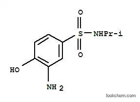 Molecular Structure of 80-19-3 (3-amino-4-hydroxy-N-(1-methylethyl)benzenesulphonamide)