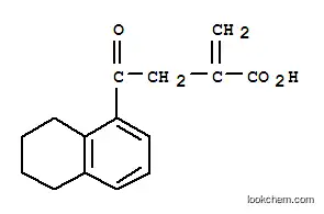 Molecular Structure of 80787-82-2 (1-Naphthalenebutanoicacid, 5,6,7,8-tetrahydro-a-methylene-g-oxo-)