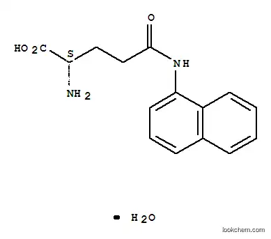 Molecular Structure of 81012-91-1 (N-(GAMMA-L-GLUTAMYL)-ALPHA-NAPHTHYLAMIDE MONOHYDRATE)