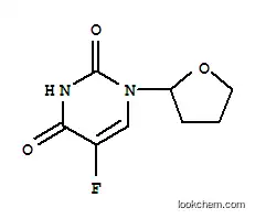 Molecular Structure of 82294-77-7 (2,4(1H,3H)-Pyrimidinedione,5-fluoro-1-(tetrahydro-2-furanyl)-, didehydro deriv. (9CI))