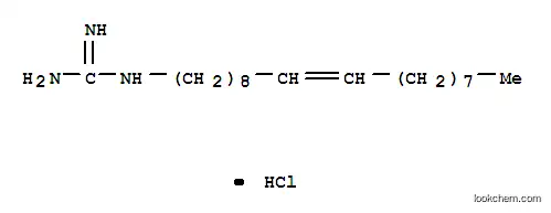 Molecular Structure of 83898-07-1 (9-octadecenylguanidine monohydrochloride)