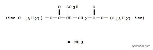 Molecular Structure of 84540-56-7 (ammonium 1,4-diisotridecyl sulphonatosuccinate)