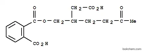 Molecular Structure of 88144-81-4 (2-({[2-(carboxymethyl)-5-oxohexyl]oxy}carbonyl)benzoic acid)