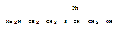 Benzeneethanol, b-[[2-(dimethylamino)ethyl]thio]- cas  88889-92-3